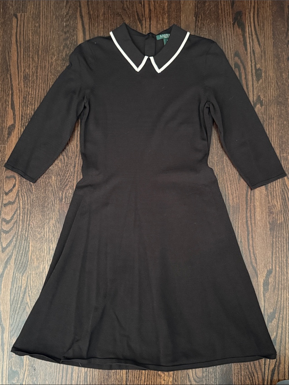 Ralph Lauren black knit dress size medium
